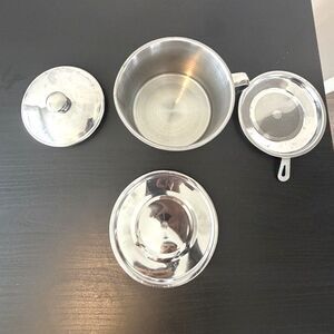 Brand New Stainless Steel Bacon Grease Container with Strainer – Never Used